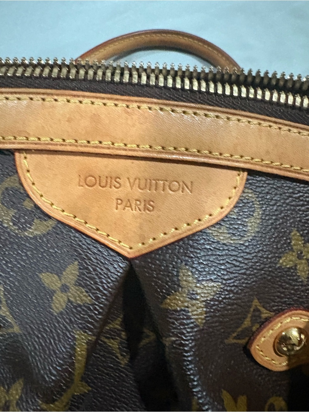 Louis Vuitton Monogram Satchel with Tan Trim - Picture 4 of 7